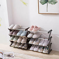 Полиця стійка органайзер для взуття 4 полиці Shoe Rac Amazin, Стійка для зберігання взуття. Стелаж для взуття