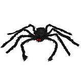 Величезний павук RESTEQ іграшка. Великий чорний тарантул 75 см, фото 4
