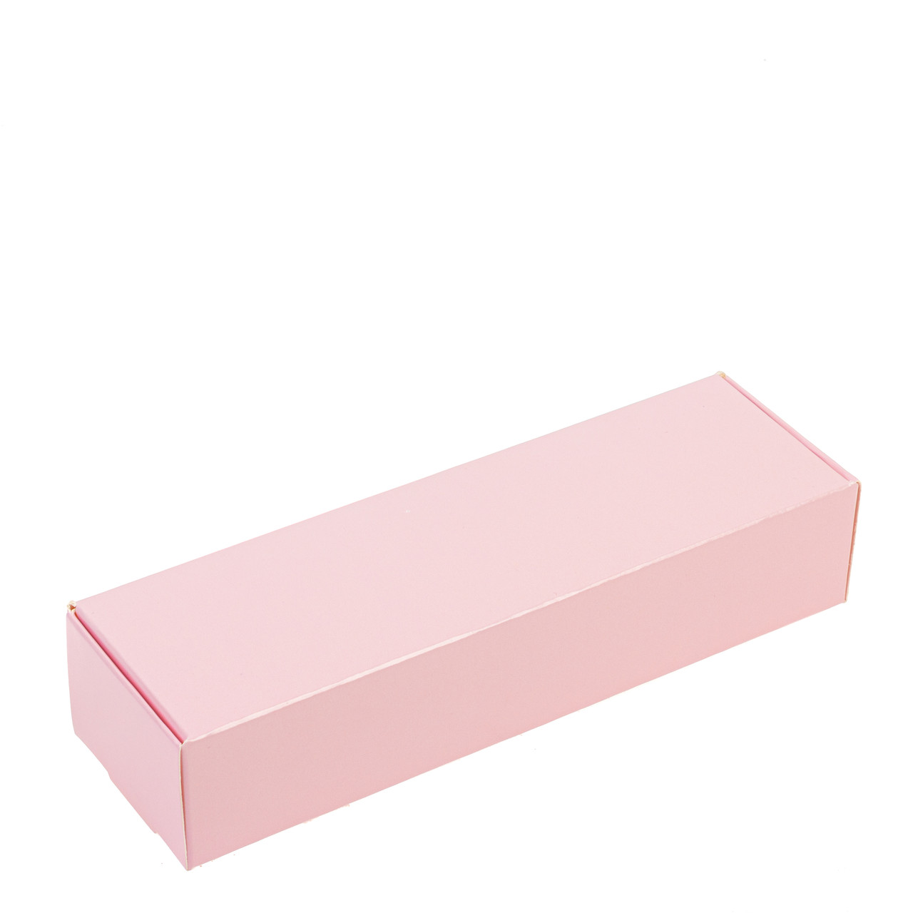 Коробка 190х57х38 для макаронс з вікном, рожева, фото 1