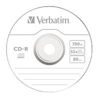 Диски CD-R Verbatim extra protection 700mb 52x