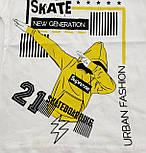 Дитяча футболка 1, 2, 3 і 4 роки Туреччина без рукавів літня для хлопчиків біла (ФДМ17), фото 2