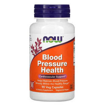 Екстракт виноградних кісточок, NOW Blood Pressue Health 90 капсул