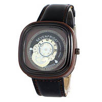 Годинник наручний Sevenfriday Leather Brown-Black