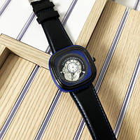 Годинник наручний Sevenfriday Leather Blue-Black