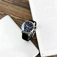 Часы наручные Montblanc TimeWalker Chronograph Black-Silver-Black