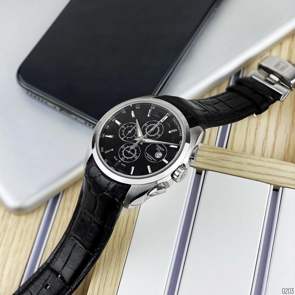 Годинник наручний Tissot LT60 Chronograph Black-Silver, фото 1