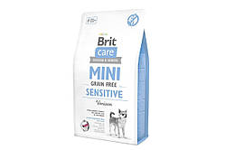 Brit Care (Брит Кеа) GF Mini Sensitive Брит кеа для міні порід з чутливим травленням з олениною, 2 кг.