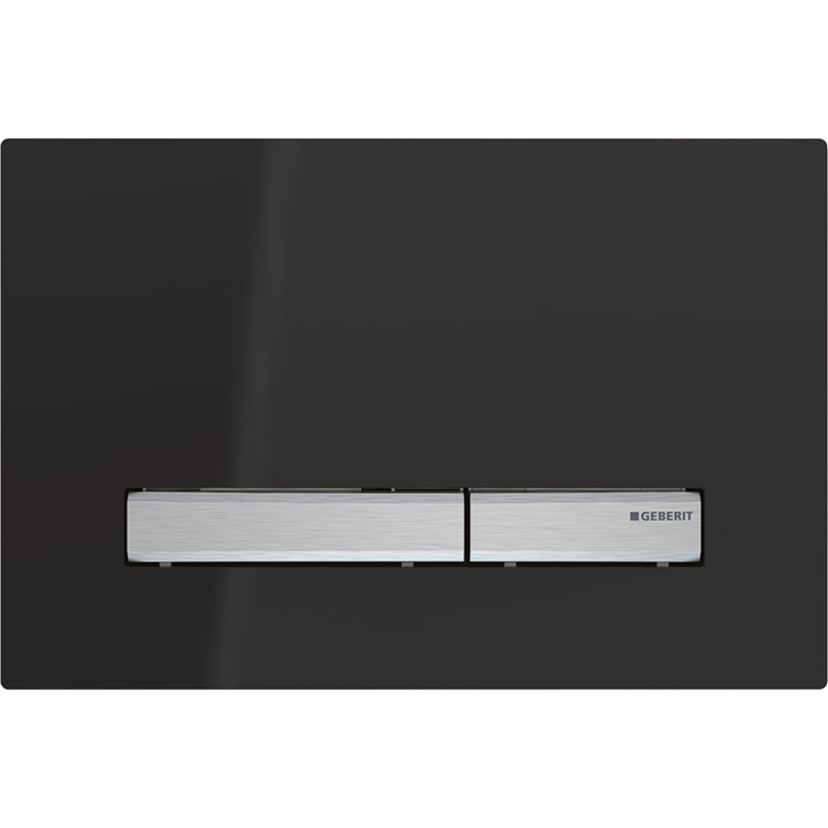 Кнопка зливу для інсталяції GEBERIT подвійна чорна 94399 115.788.DW.2, фото 1