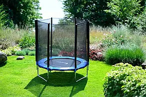 Батут FunFit 183см із захисною сіткою спортивний