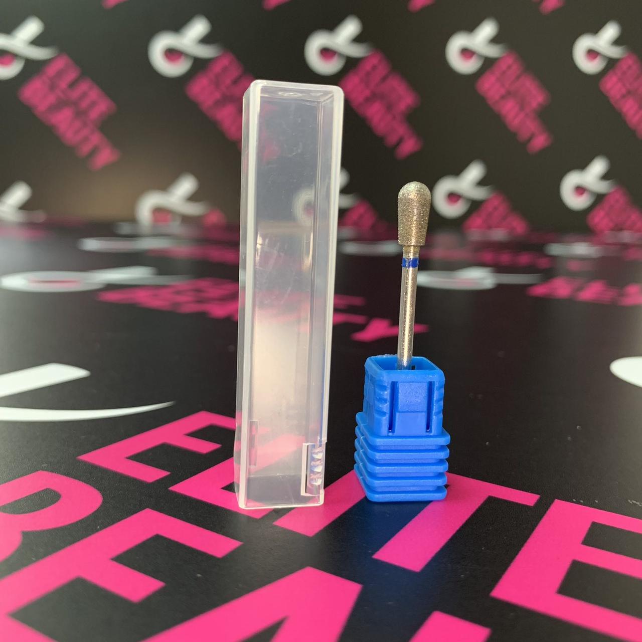 Насадка алмазная "Груша" с синей насечкой(средней жесткости) 017