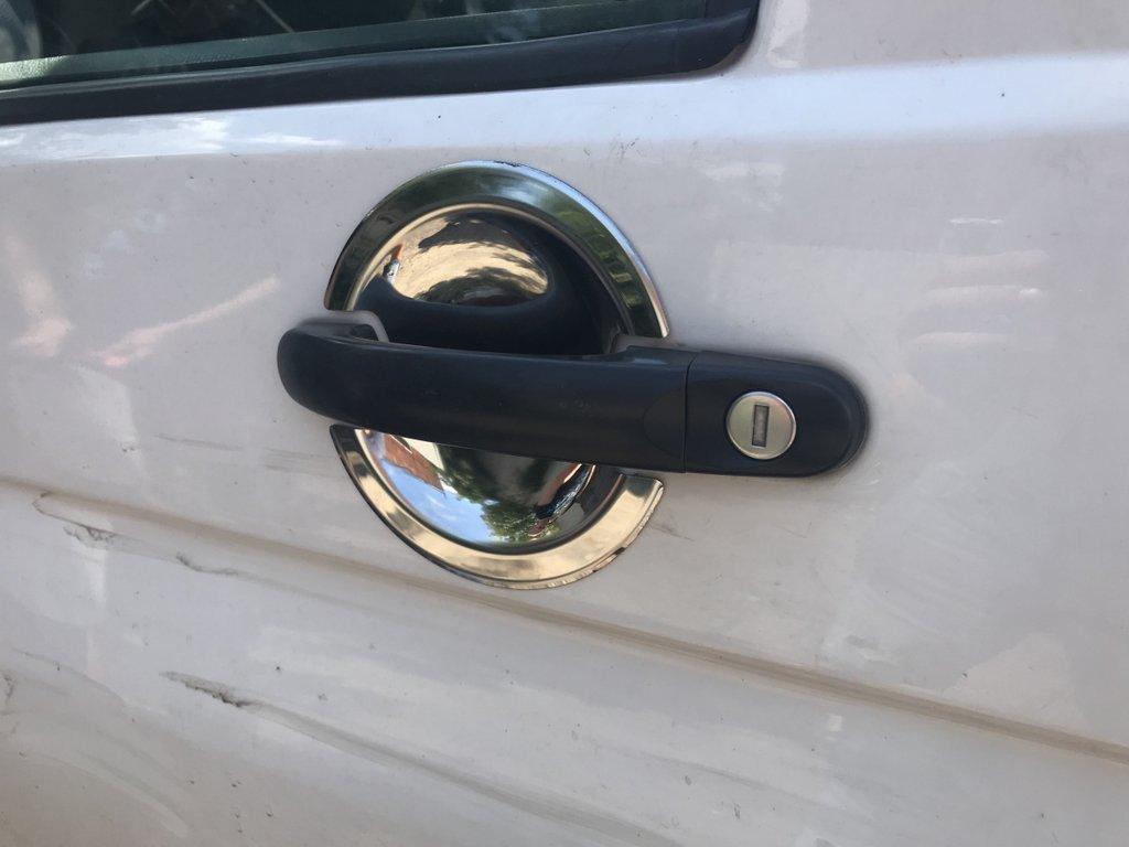 Мильнички під ручки Volkswagen Caddy (2004-2010) нерж, 3 шт, фото 1