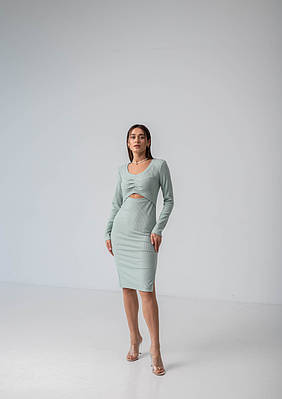 Витончена сукня "425" Розміри 42,44,46, мята