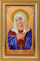 Схема для вишивки бісером Богодиця Умиління І-006 (габардин)