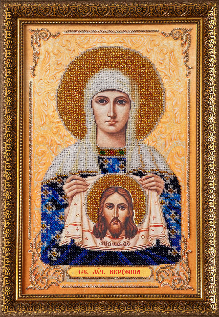 Схема для вишивки бісером Св. Вероніка І-024 (габардин)