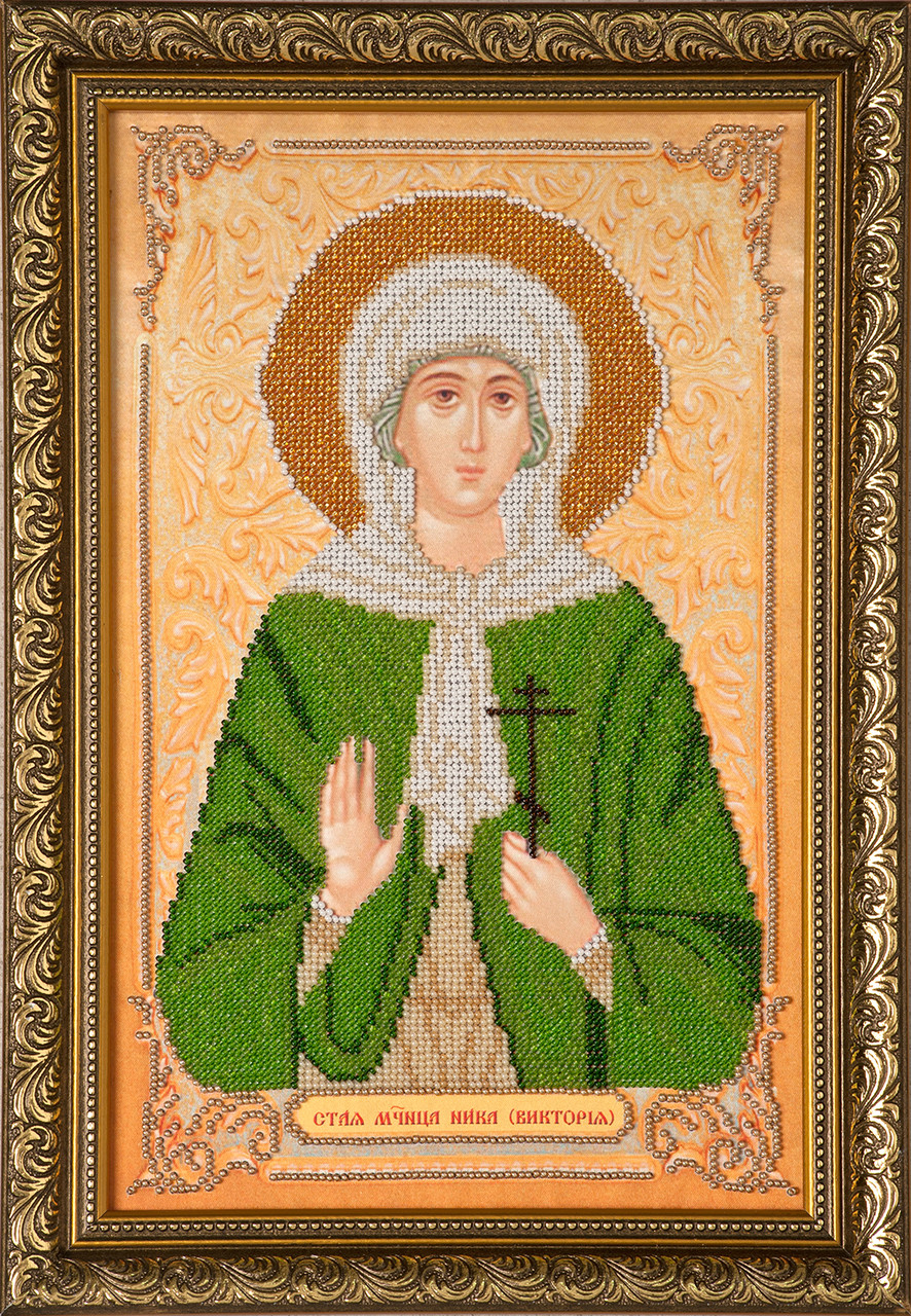Схема для вишивки бісером Св. Виктрия І-046 (габардин), фото 1