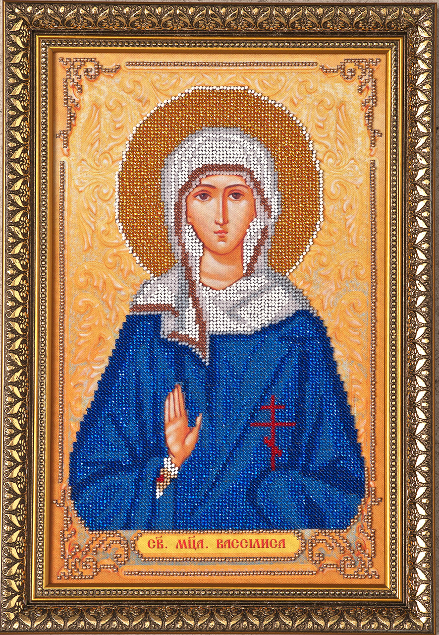 Схема для вишивки бісером Св. Василиса І-055 (габардин), фото 1