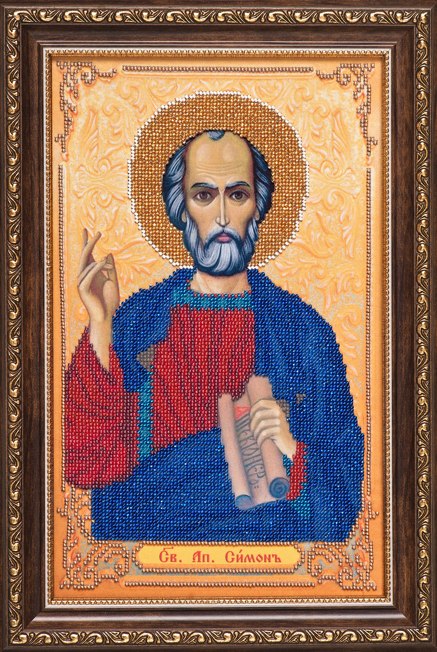 Схема для вишивки бісером Св. Симон І-062 (габардин), фото 1
