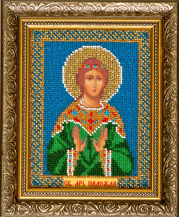 Схема для вишивки бісером Св. Надія І-105 (габардин)