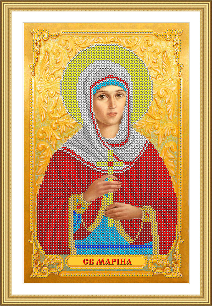 Схема для вишивки бісером Св. Марина І-130 (габардин)