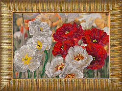 Схема для вишивки бісером Макове поле К-022 (габардин)