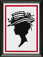 Схема для вишивки бісером Л-012 (габардин) Силует Діана