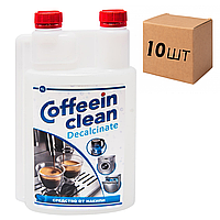 Ящик універсального засобу Coffeein clean DECALCINATE для очищення від накипу 1 л. (у ящику 10шт)