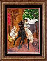 Схема для вишивки бісером Л-023 (габардин) Вершниця