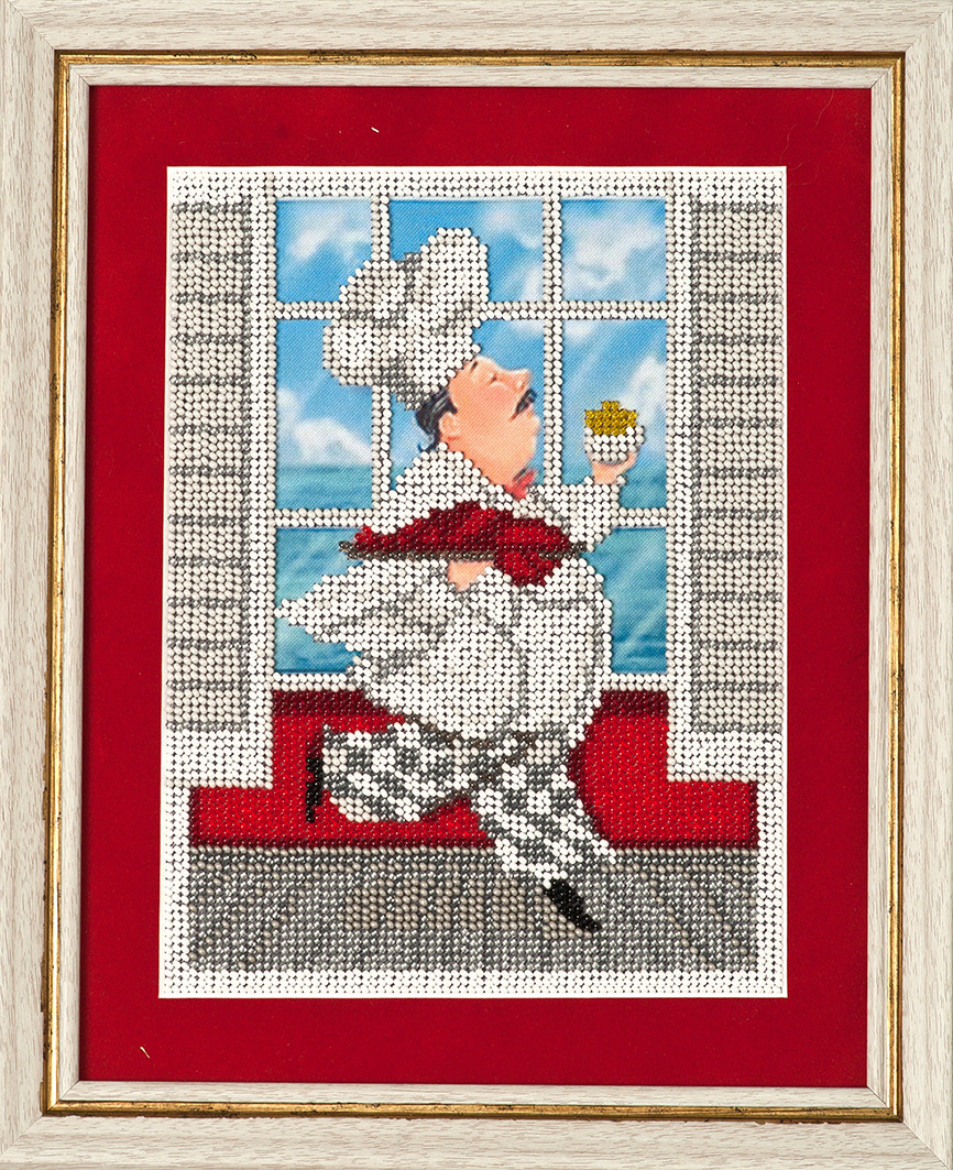 Схема для вишивки бісером Л-025 (габардин) Фірмова страва, фото 1