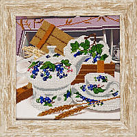 Схема для вишивки бісером Сервіз смородина Н-014 (габардин)