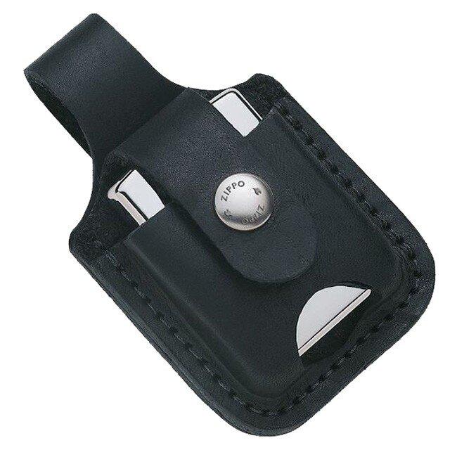 Чохол для запальнички Zippo LPTBK чорний (петля з прорізом)