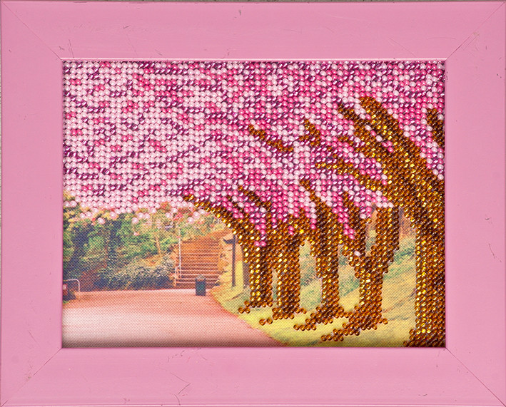 Схема для вишивки бісером Сакура П-013 (габардин), фото 1