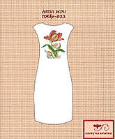 Заготовка для вышиванки Платье женское без рукавов ПЖбр-021 ТМ "Цветущая страна"