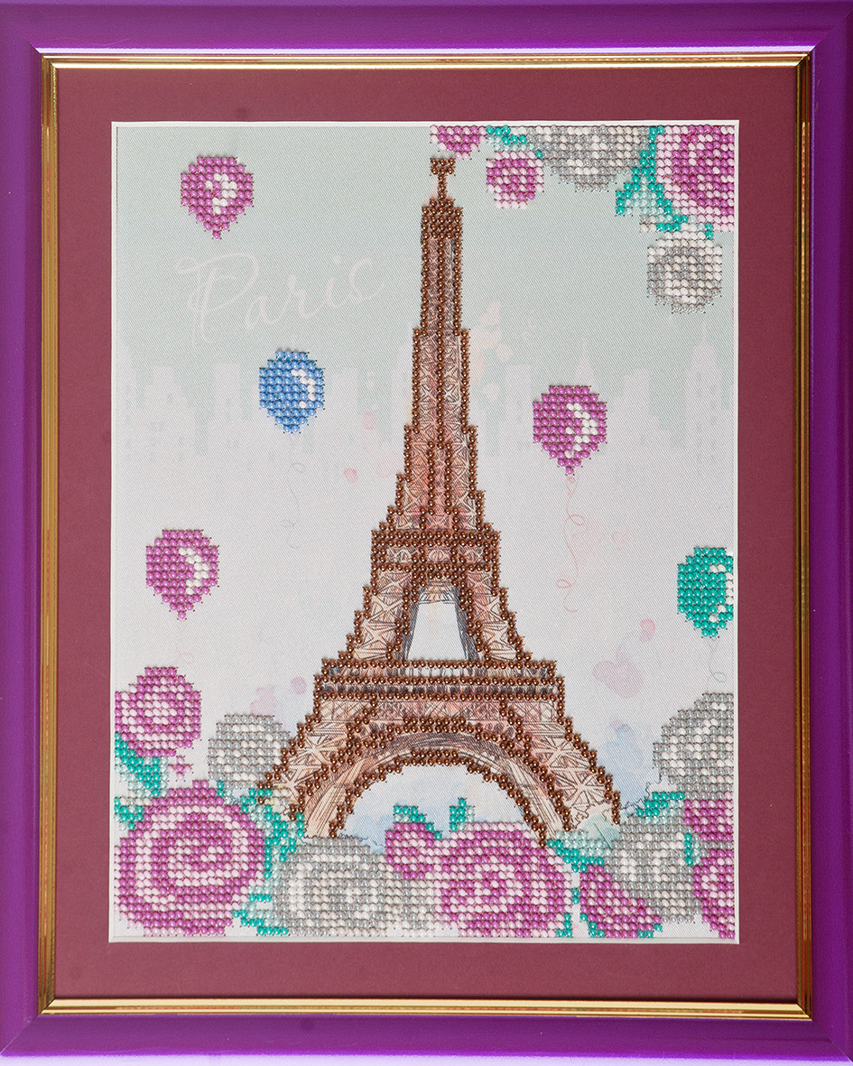 Схема для вишивки бісером Париж П-033 (габардин), фото 1