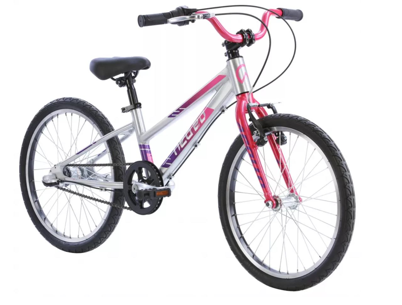 Велосипед 20" Apollo NEO 3i girls Brushed Alloy / Pink / Purple Fade