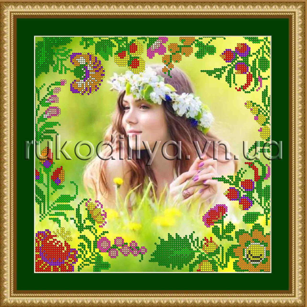 Схема для вишивки бісером з вашим фото РМ-023 (габардин), фото 1