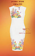 Заготовка для вышиванки Платье женское без рукавов ПЖбр-223 ТМ "Цветущая страна"