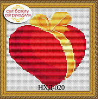 Набір для вишивки хрестиком Серце НХД-020