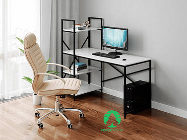 Комп'ютерний стіл лофтовий, офісний стіл з ДСП