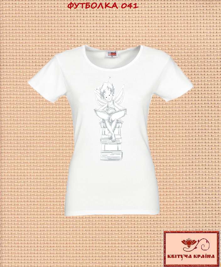 Заготовка для вишиванки Футболка жіноча 041 ТМ "Квітуча країна", фото 1