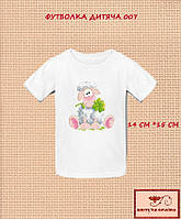 Заготовка для вишиванки Футболка дитяча 007 ТМ "Квітуча країна"