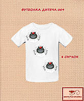 Заготовка для вишиванки Футболка дитяча 009 ТМ "Квітуча країна"