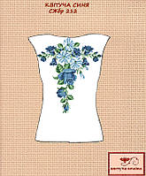 Заготовка для вишиванки Сорочка жіноча без рукавів СЖбр-212 "ТМ Квітуча країна"