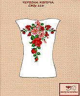 Заготовка для вишиванки Сорочка жіноча без рукавів СЖбр-213 "ТМ Квітуча країна"