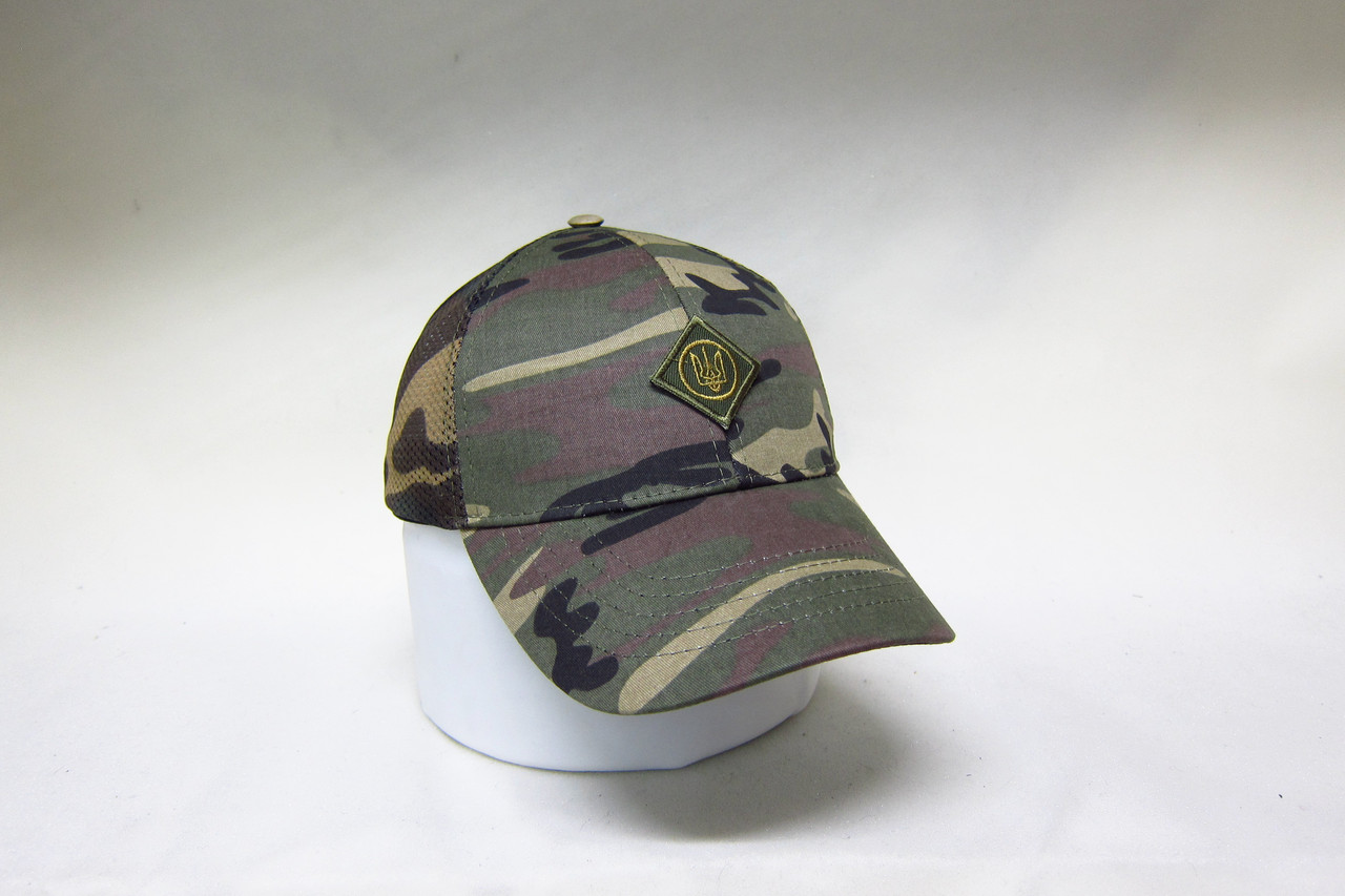 Кепка бейсболка тактическая летняя с сеткой камуфляж мультикам DAVANI 00562-1, фото 1