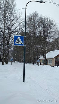 Опора паркова 5,5 м "Класична" під консольний світильник