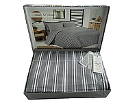 Комплект постельного белья Maison D'or Antik Nil Grey сатин 220-200 см серый