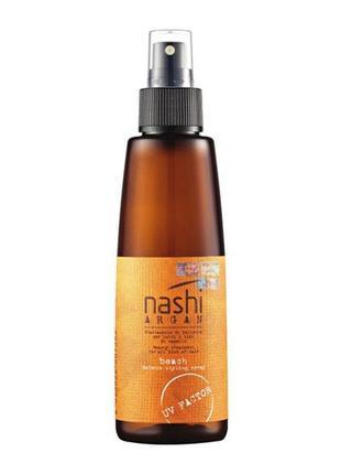 Спрей для захисту волосся від сонця Nashi Argan Beach Dafence Styling Spray