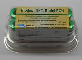 Биофел ПКГ (Biofel PCH), вакцина для активної імунізації котів проти панлейкопенії, кальцівіроза,герпес вир.