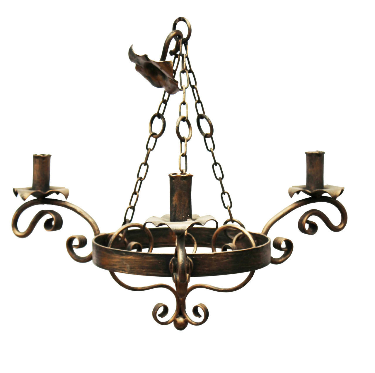 Кована Люстра кругла на 3 лампочки, фото 1