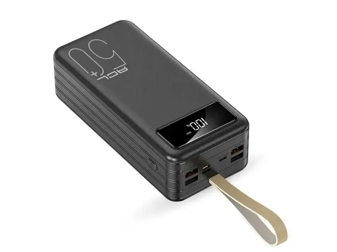 Портативна мобільна батарея підвищеної ємності Power bank ASL 50000mAh оригінал, фото 1